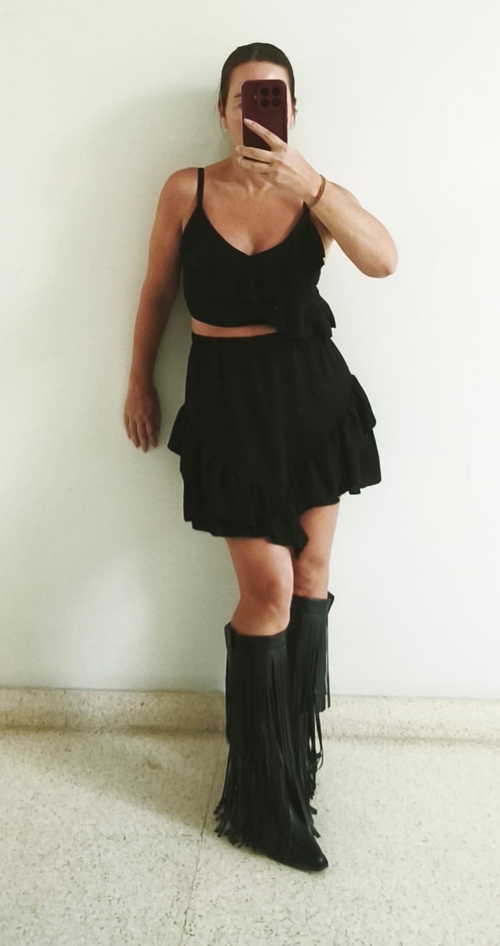Conjunto volantes negro