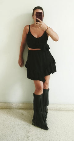 Conjunto volantes negro