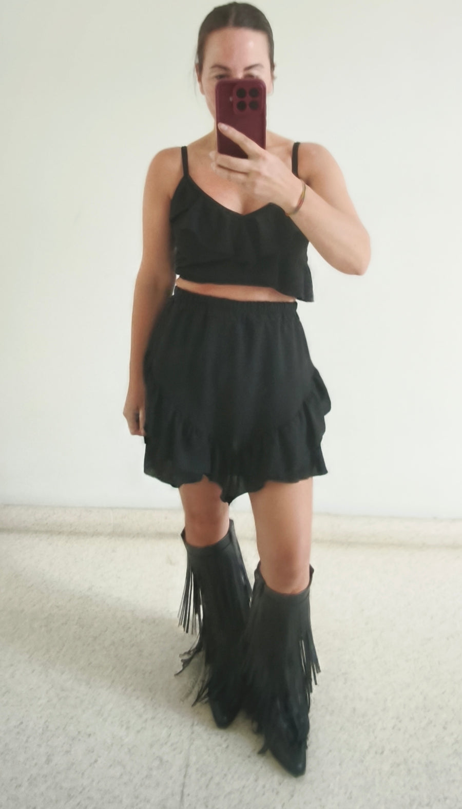 Conjunto volantes negro