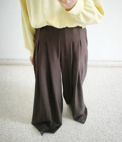 Pantalón super Palazzo marrón