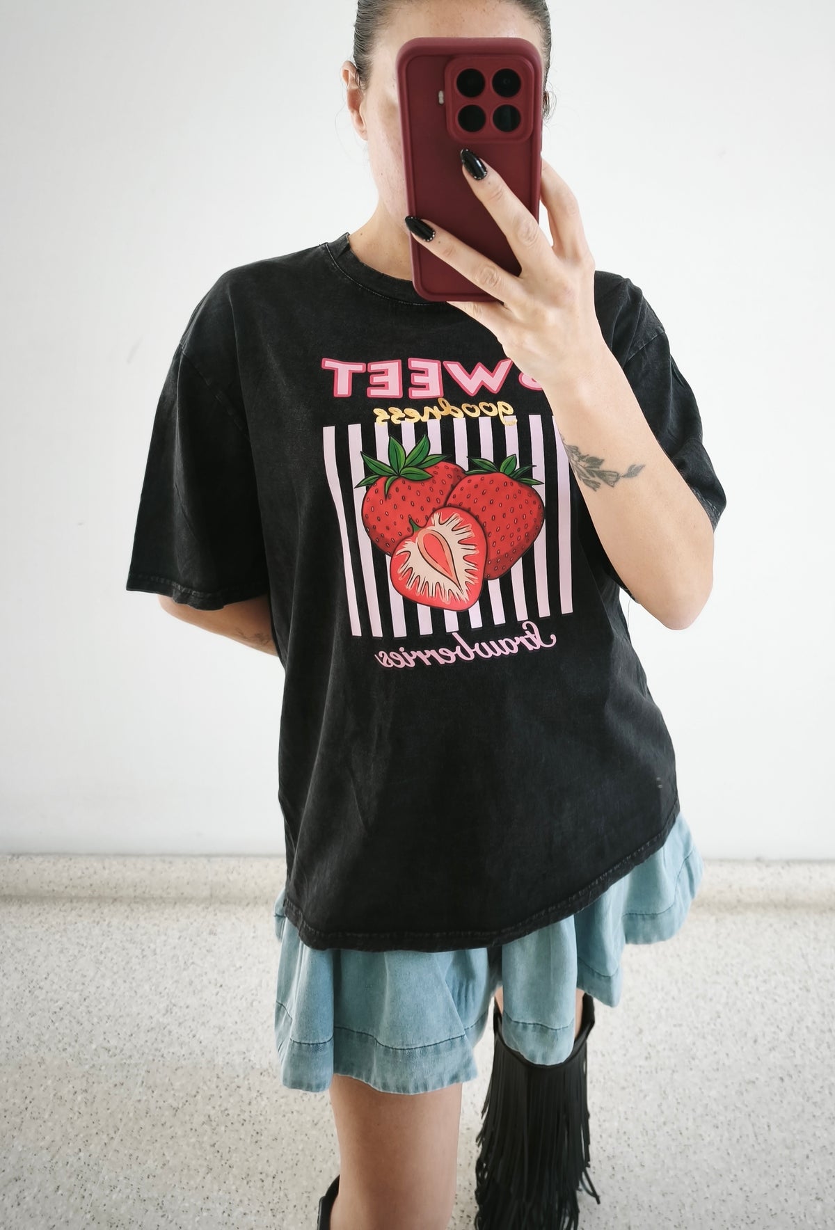 Camiseta fresa