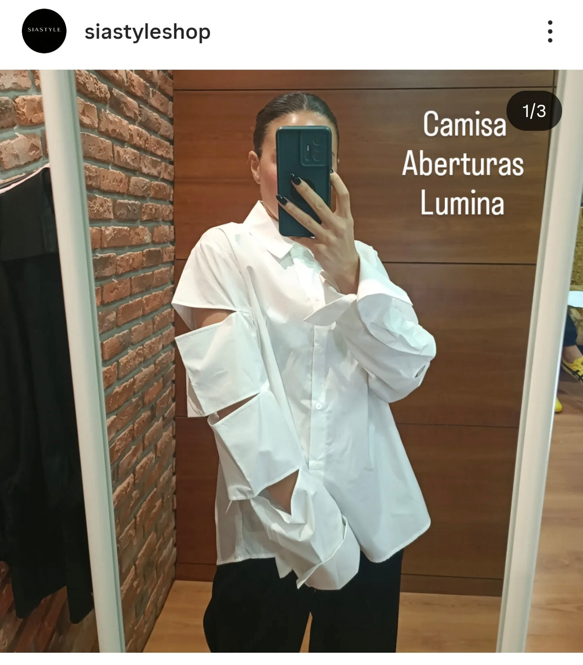 Camisa Lumina aberturas