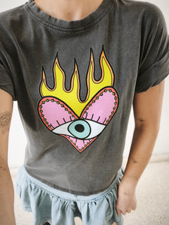 Camiseta fuego