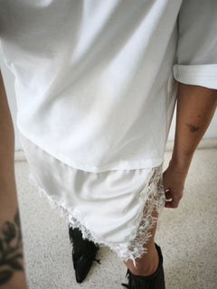 Camiseta vestido blanca