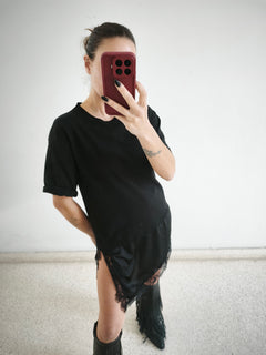 Camiseta vestido negro