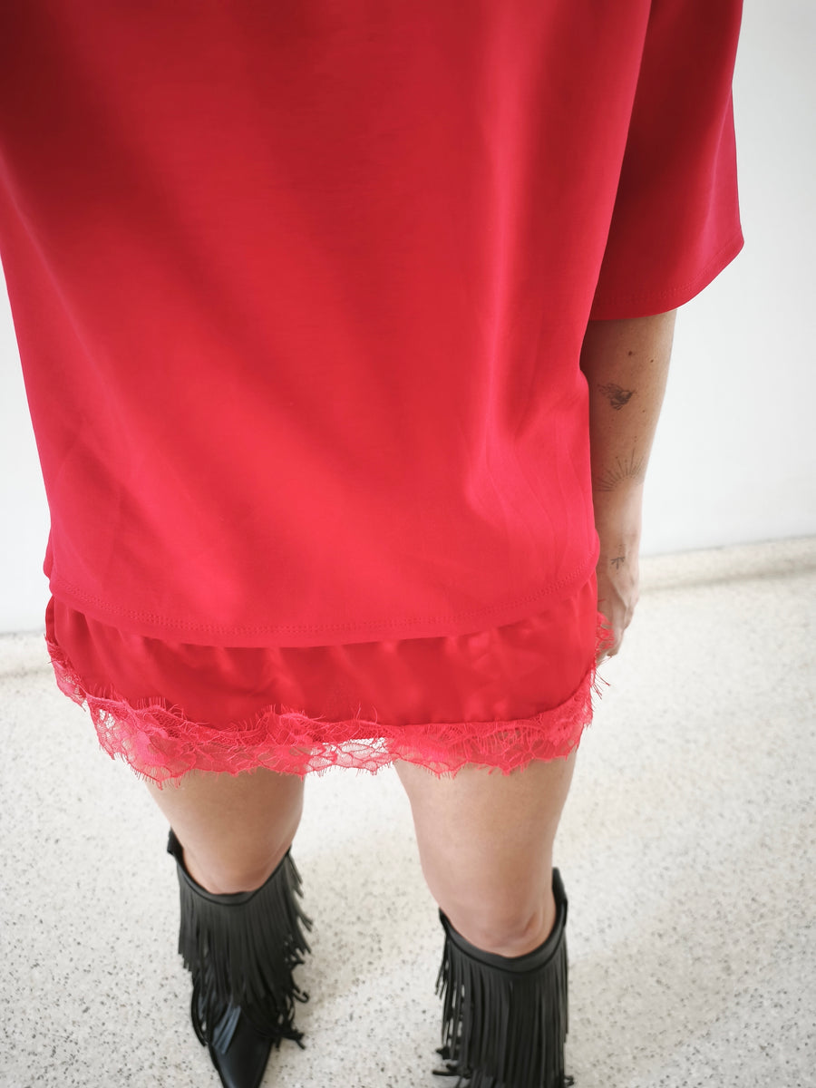 Camiseta combi roja