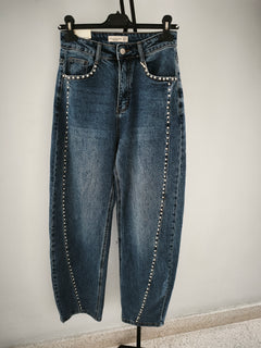 Pantalones denim ballon