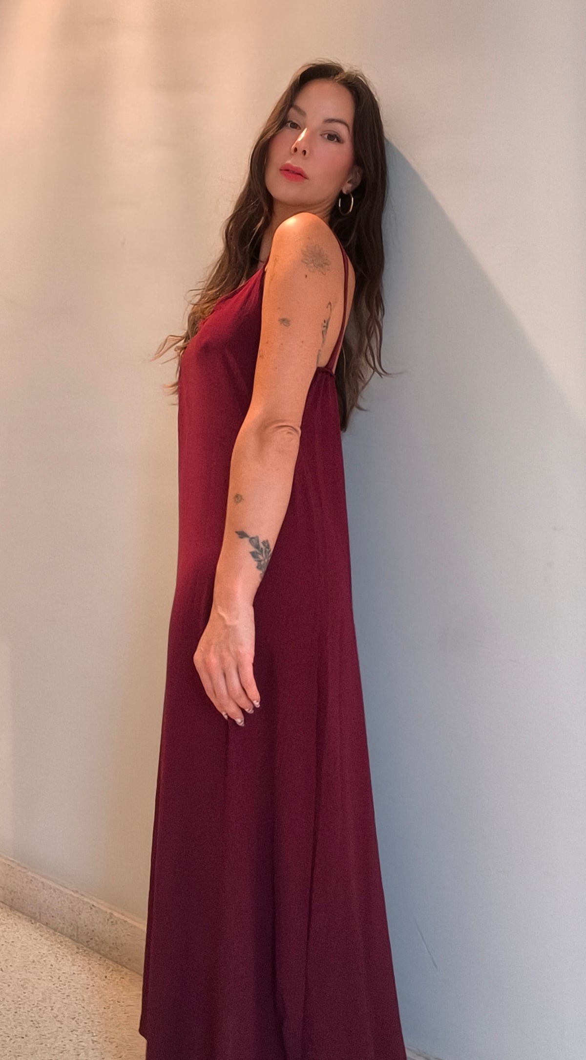 Vestido tirantes anchos