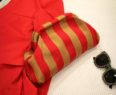 Bolso de mano rayas
