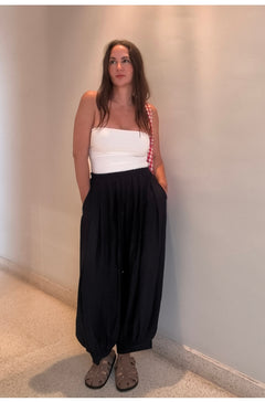 Pantalón bombacho azul