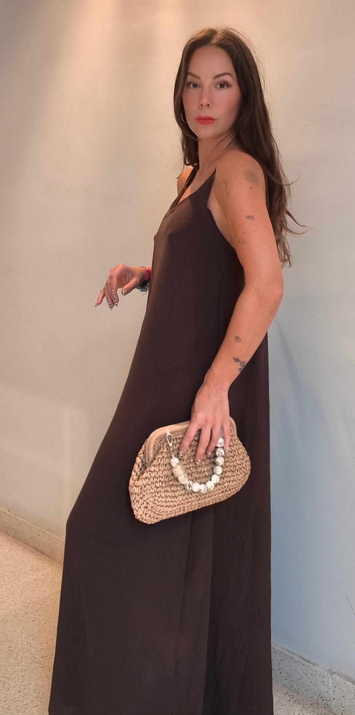 Vestido tirantes anchos