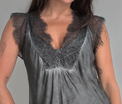 Top lencero gris