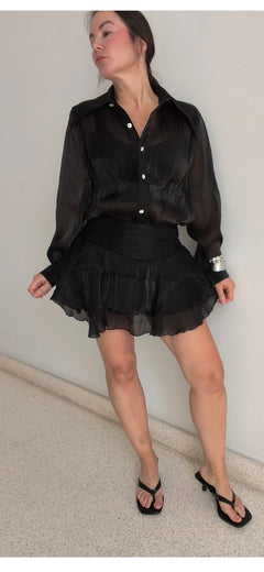 Vestido volantes