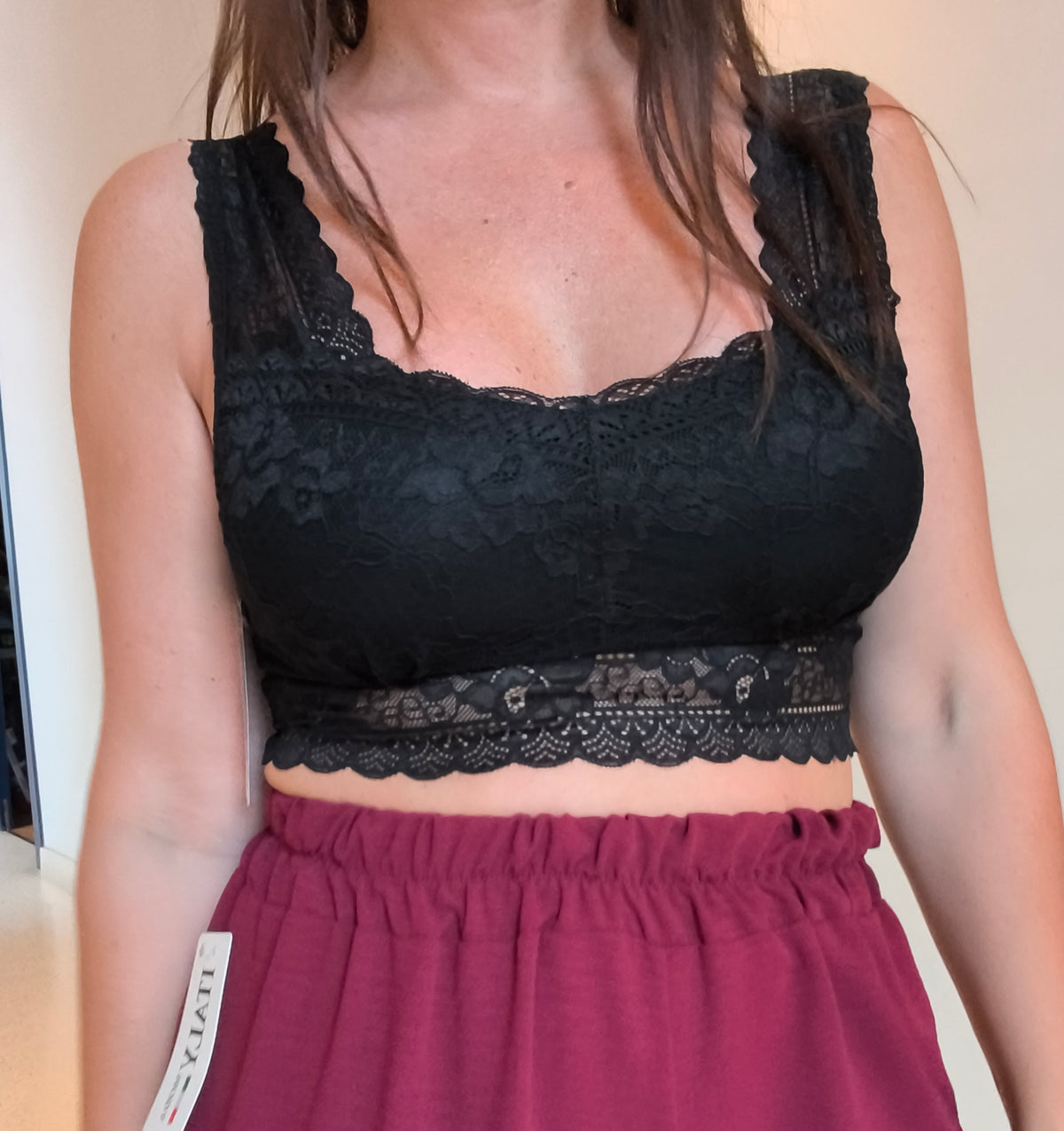 Top encaje