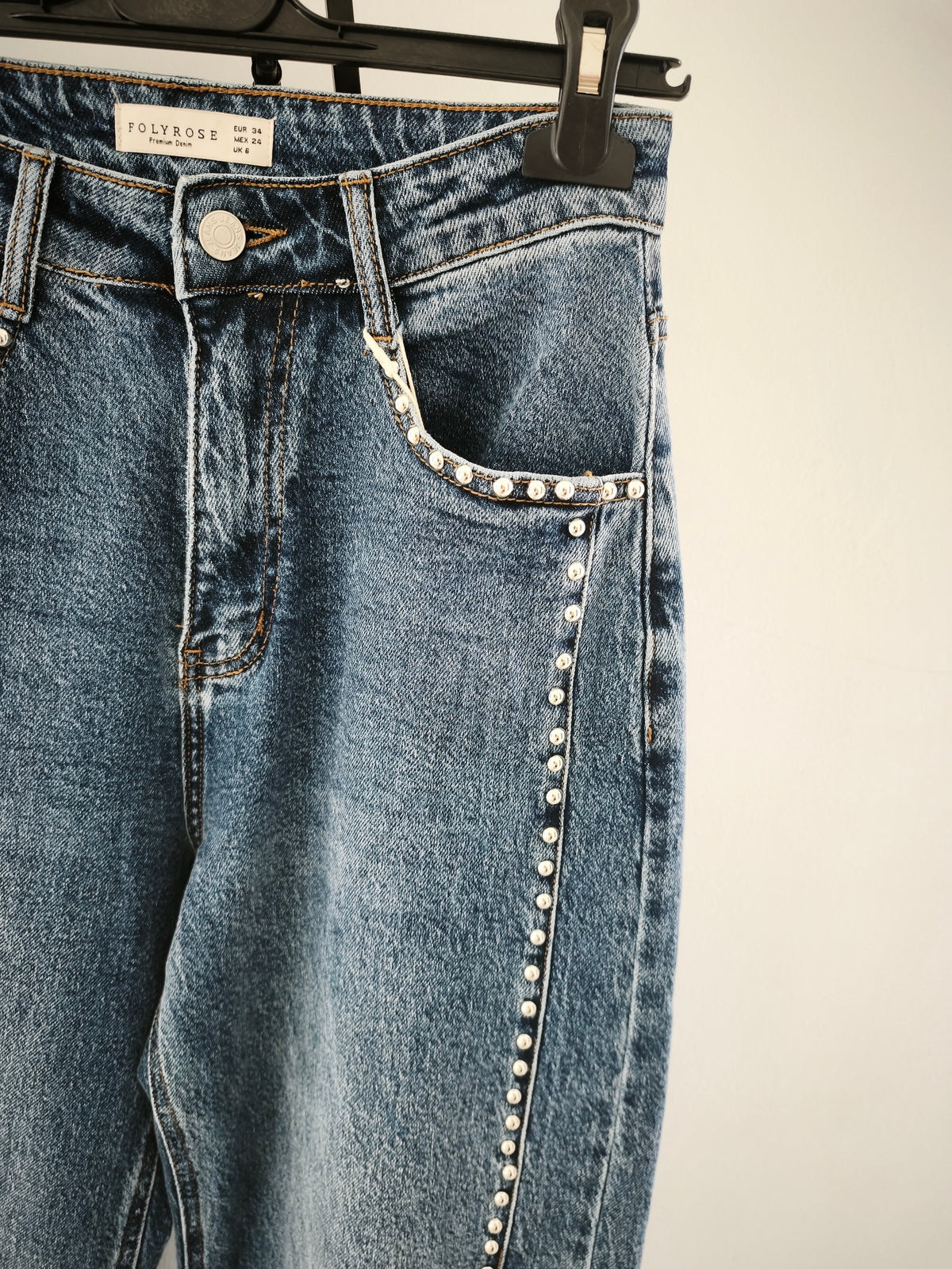 Pantalones denim ballon