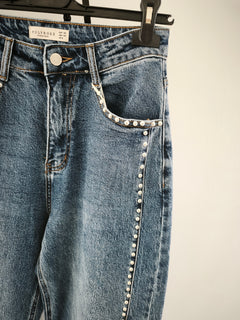 Pantalones denim ballon