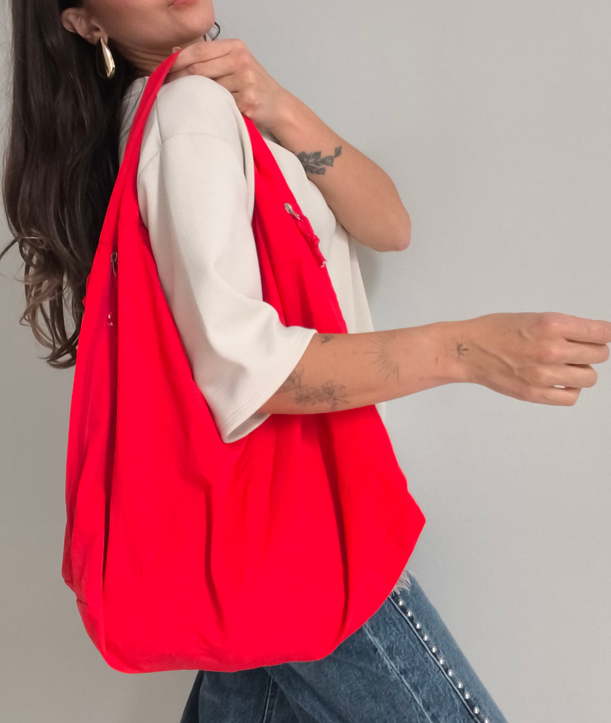 Bolso saco Rojo