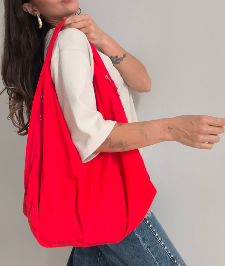 Bolso saco Rojo