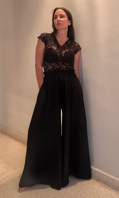 Pantalón fluido paperbag