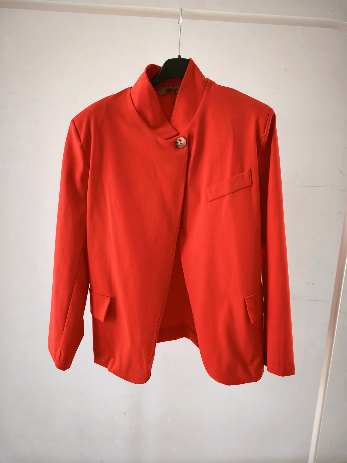 Blazer cruzada algodón