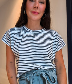 Camiseta algodón marinero